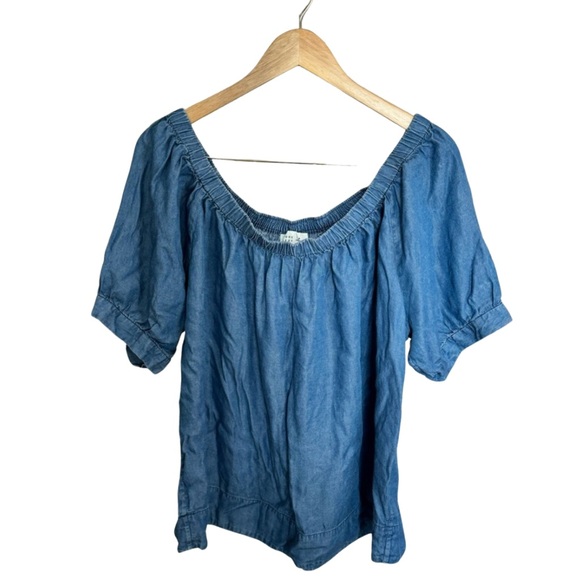 kate spade Tops - Kate Spade New York Broome Street Short Sleeve/Off the Shoulder Blouse